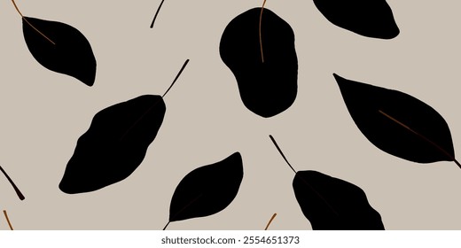 Floral print. Seamless pattern. Hand drawn style. Collage contemporary print. Fashionable template for design