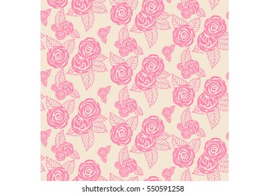 Floral print texture