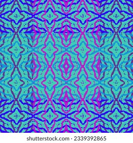 Floral psychedelic hippie seamless pattern.   Natural Italian Matt Texture For Interior Exterior Home Decoration