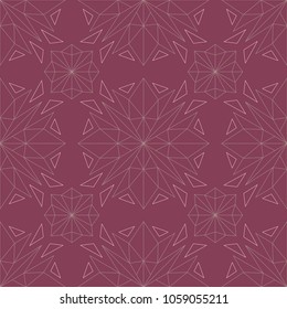 Floral red seamless background. Pattern for wallpapers, textile and fabrics