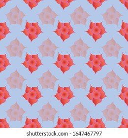 Floral repeat seamless pattern print background