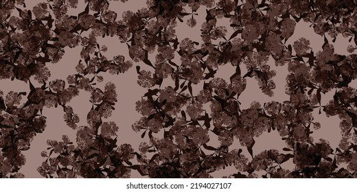 Floral repeatable background for fabric prints