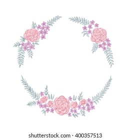 Floral Ring Frame