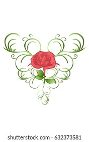 Floral Rose Design