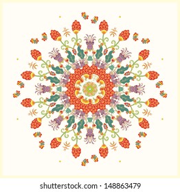 Floral rosette