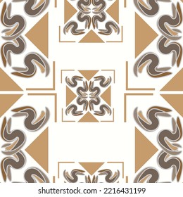 Floral royal pattern . seamless pattern and background