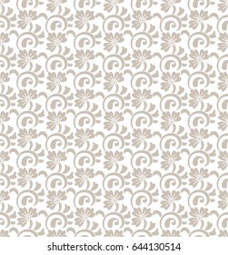 Floral royal seamless wallpaper