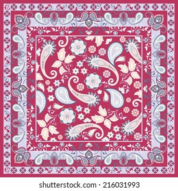 Floral scarf 