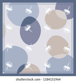 Floral scarf pattern