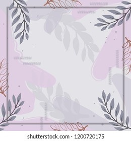 Diseño de patrones de bufanda floral. Estilo hijab