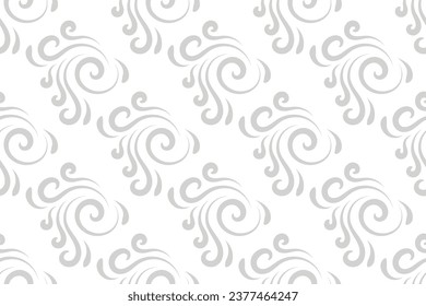 floral seamless abstract grey pattern background