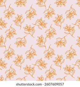 floral seamless allover design pattern