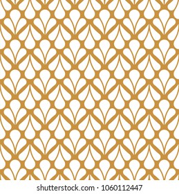 Floral Seamless Art Deco Pattern. Stylish antique background.