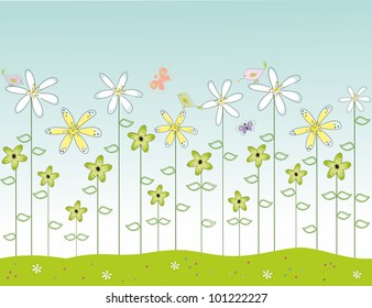 Floral seamless background