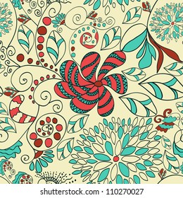 floral seamless background