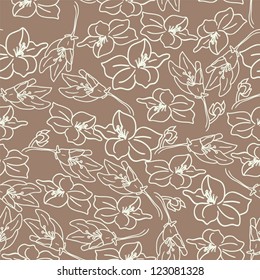 floral seamless background