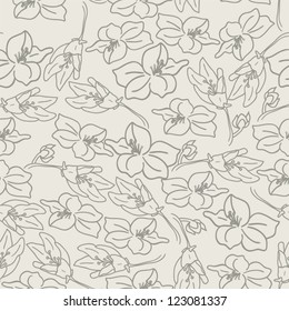floral seamless background