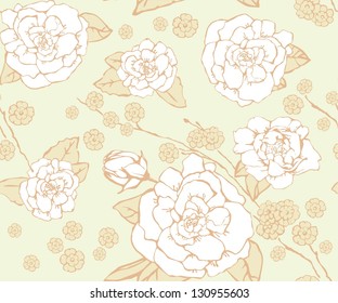 Floral seamless background.