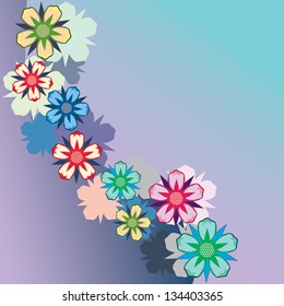 Floral seamless background.