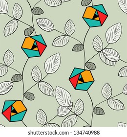 floral seamless background