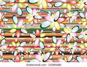 floral seamless background