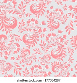 Floral seamless background.