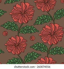 Floral seamless background