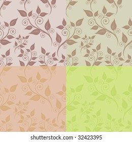 floral seamless background