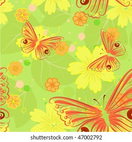 floral seamless background