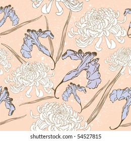 floral seamless background