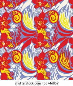 Floral seamless background