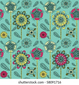  floral seamless background