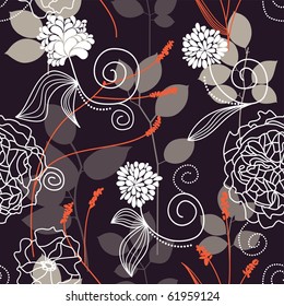 Floral seamless background