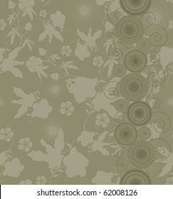 floral seamless background