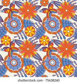 floral seamless background