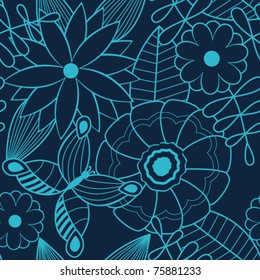 Floral seamless background