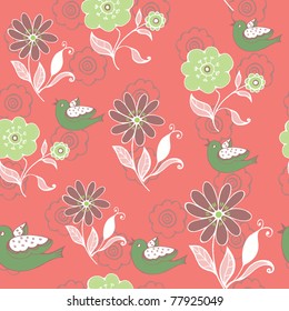  floral seamless background