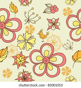 floral seamless background