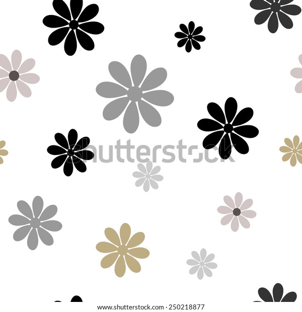 Floral Seamless Background Stock Vector (Royalty Free) 250218877