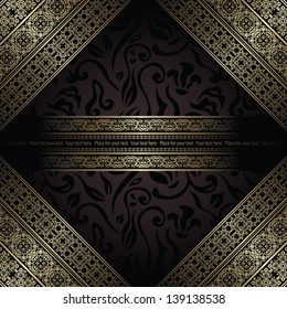 Floral seamless background. Can be used as invitation