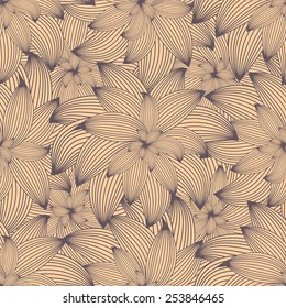 Floral seamless background, fashion Beautiful vector illustration texture.