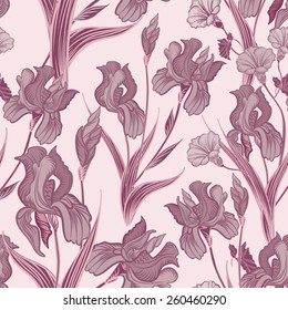 Floral seamless background Flower pattern.