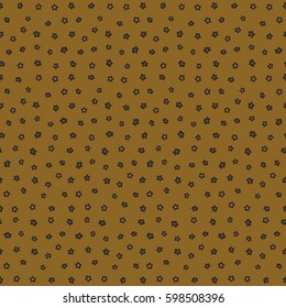 Floral seamless background for manufacturing, wallpapers and scrapbooking. Simple cute vector seamless pattern in small-scale flowers. Little flowers in gray, brown and pink colors.