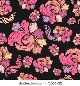 Floral seamless background pattern