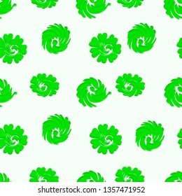 Floral seamless background - pattern for continuous replicate. Cute bright seamless pattern background. Vector illustration bright design.