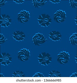 Floral seamless background - pattern for continuous replicate. Cute bright seamless pattern background. Vector illustration bright design.