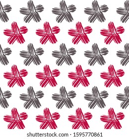Floral seamless background for textile or book covers, manufacturing, wallpapers, print, gift wrap and scrapbooking. Cute Floral pattern of small flowers.  Aquarelle florals on texture.