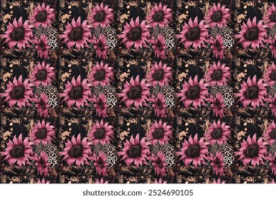 Floral seamless background for textile or book covers, manufacturing, wallpapers, print, gift wrap