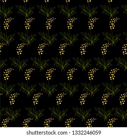 Floral seamless background vector illustration for textile
