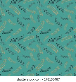 Floral seamless background. Vector illustration